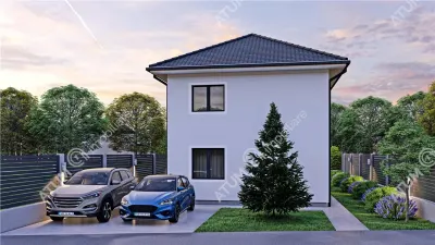 Casa individuala finisata la cheie de vanzare in Cristian 4 camere si 116 mp utili - Cristian