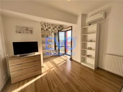Apartament cu 1 camera de inchiriat, etaj intermediar, bloc  nou, centrala termica proprie, aer conditionat, Tudor Vladimirescu - foto 2