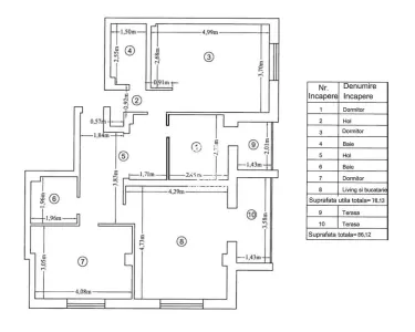 Apartament Nou 4 camere  de vanzare  Rediu - foto 16