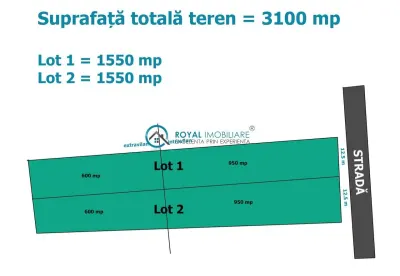 Royal Imobiliare - Vanzare teren in com. Manesti, sat Zalhanaua - Zalhanaua